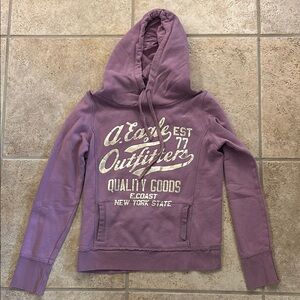 A. Eagle Outfitters Purple Hoodie Women’s Medium